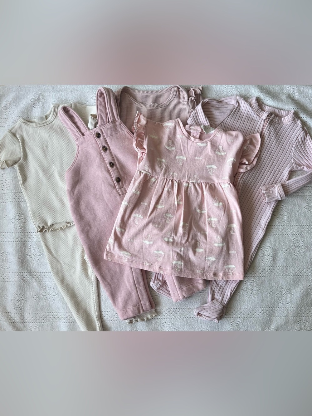 Baby Girl Bundle 3–6M | Loulou Lollipop + Soft Pink Set